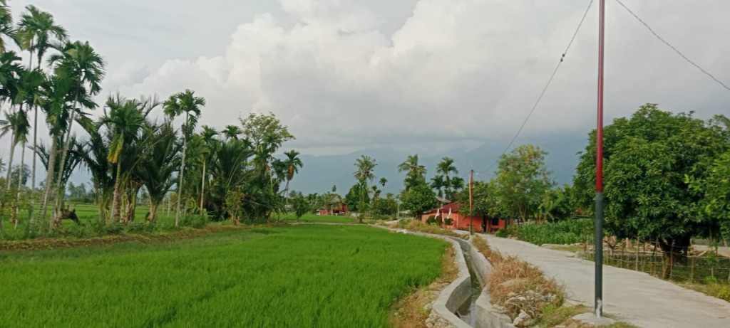 PEMANDANGAN DESA KUTE LENGAT SELIAN